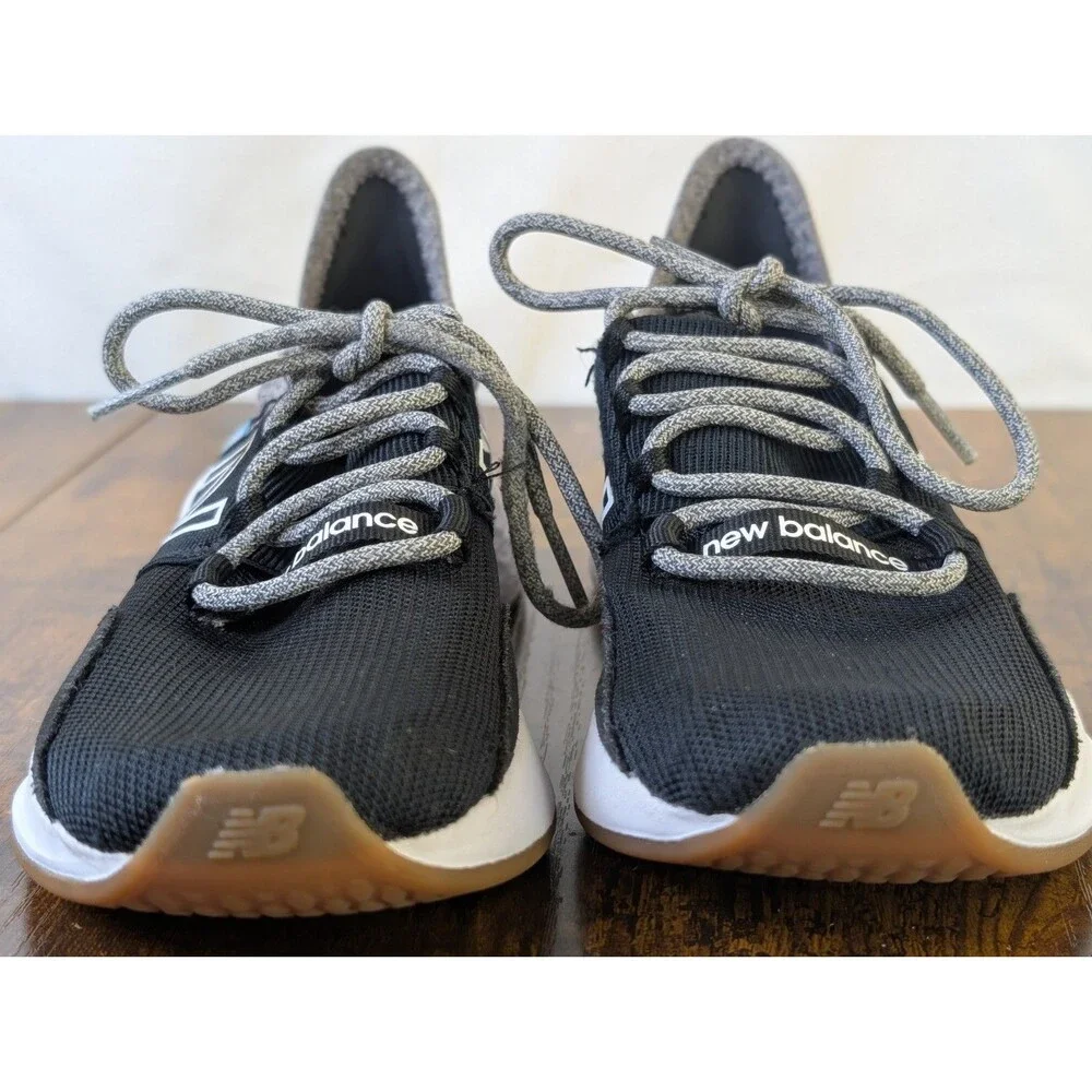 New Balance Perovtk Kids' Black Gray Mesh Sneakers Size 13.5